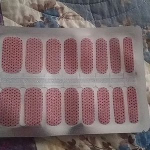 Nail Wraps- Pink n Dots